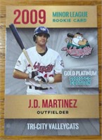JD Martinez 2009 minor league rookie card