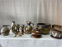 Stoneware Pottery: Mahon, McKee, Richard Rowe etc