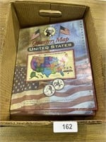 (3) New in Package US Quarters Collector's Maps