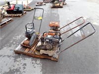 PARTS ONLY Qty of (3) Plate Compactors