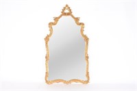 Antique Italian Giltwood Framed Mirror