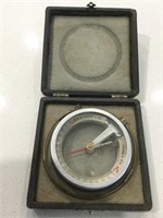 W. S. Carley & Co. Surveying Compass W/Case