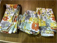 (3) Large Floral Tablecloths
