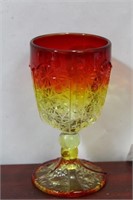 An Amberina Glass Cup