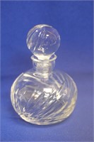 A Cut Glass Perfume Bottle