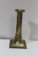 A Single Brass Candleholder