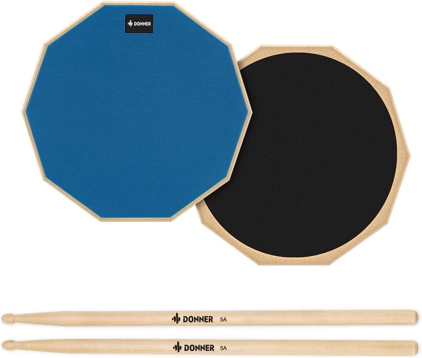 12 Donner 2-Sided Drum Pad