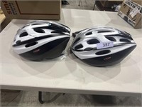 (2) Bicycle Helmets / (1) Size L, (1) Size XL