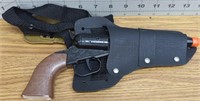 Toy gun and belt holder