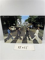 THE BEATLES REPRODUCTION TIN SIGN