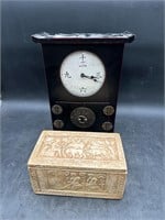 Clock & Ceramic Box
