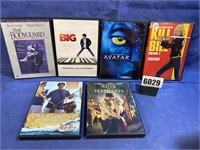 DVDs, Avatar, Kill Bill Vol.2, The Bodyguard, Big,