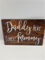 DADDY REPRODUCTION TIN SIGN