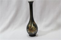 A Mixed Metal Japanese Vase
