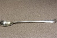 Long Pierced English Sterling Spoon