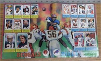 1987 edition football sticker yearbook Topps