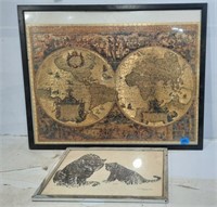Lepard Picture & World Framed Puzzle Picture