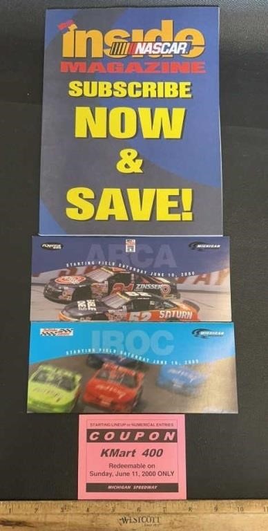 NASCAR RACING BOOKLETS & MORE-ASSORTED