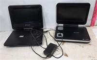 2 DVD 7 CD Players. Untested