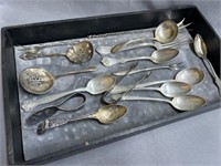 16 Pieces of Sterling Silver Flatware