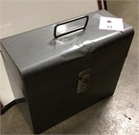 File Steel box with handle storage and tools