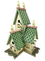 Very Unique Colorful Wooden Bird House