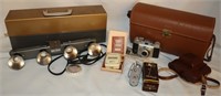 Vintage Agfa Silette 35mm Camera in Leather Case: