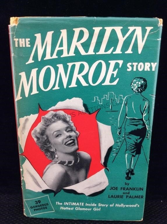 The Marilyn Monroe Story 1953 Hard Cover Book