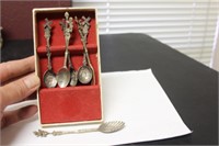 Lot of Six Metal Souvenir Spoons