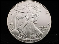 2022 Silver Eagle 999 Silver 1 Oz