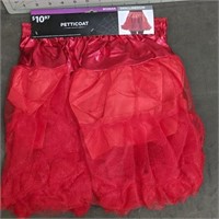 Petticoat women's small/medium red new