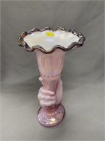 Fenton Opalescent Art Glass Vase