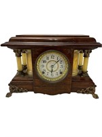 Antique Seth Thomas claw foot mantle clock