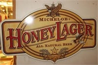 Michelob Honey Lager Metal Sign 36"x23"