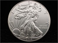 2014 Silver Eagle 999 Silver 1 Oz