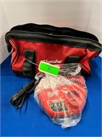 New Milwaukee Tools M12 Battery Charger w/ Bag