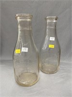 (2) Paul H. Lengel (Pine Grove, PA) Milk Bottles