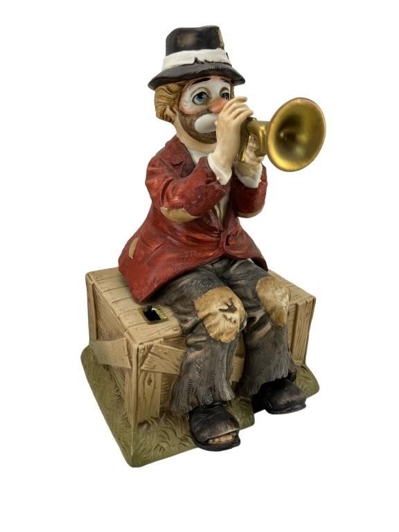 Waco Hobo Willie animatronic clown trumpet player
