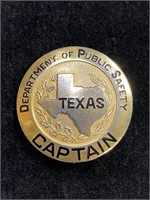 Texas DPS Captain's Badge