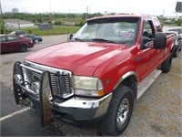 2003 FORD F350,4X4,COLD A/C, NEEDS MUFFLER