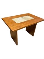 Danish Gangso MCM occasional table teak tile inser