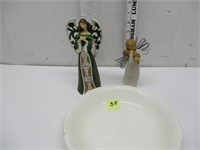 Figurines and Plate/Willow Tree
