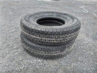 (2) ST235/80R16 Utility Trailer Tires