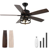($400) Wood Ceiling Fan, Ceiling Fan With