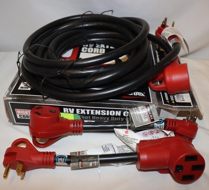 NEW RV Extension Cords & Adapters: