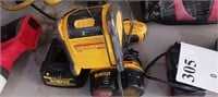 DEWALT DRILL BATTERY CHARGER AND RADIO