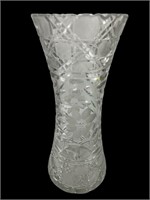 Large EAPG cut crystal glass vase
