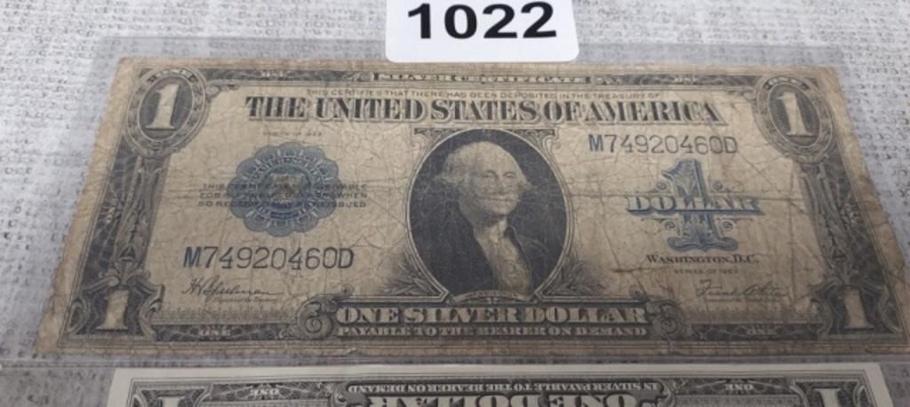 1923 LARGE NOTE ONE SILVER DOLLAR