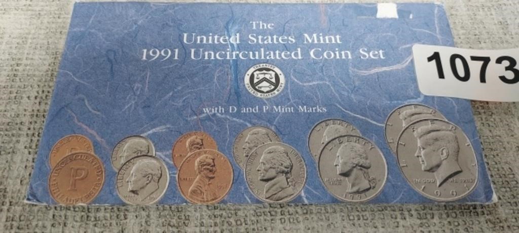 1991 UNITED STATES MINT UNCIRCULATED COIN SET