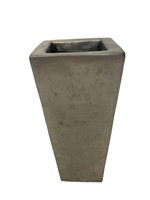 MCM heavy aluminum vase